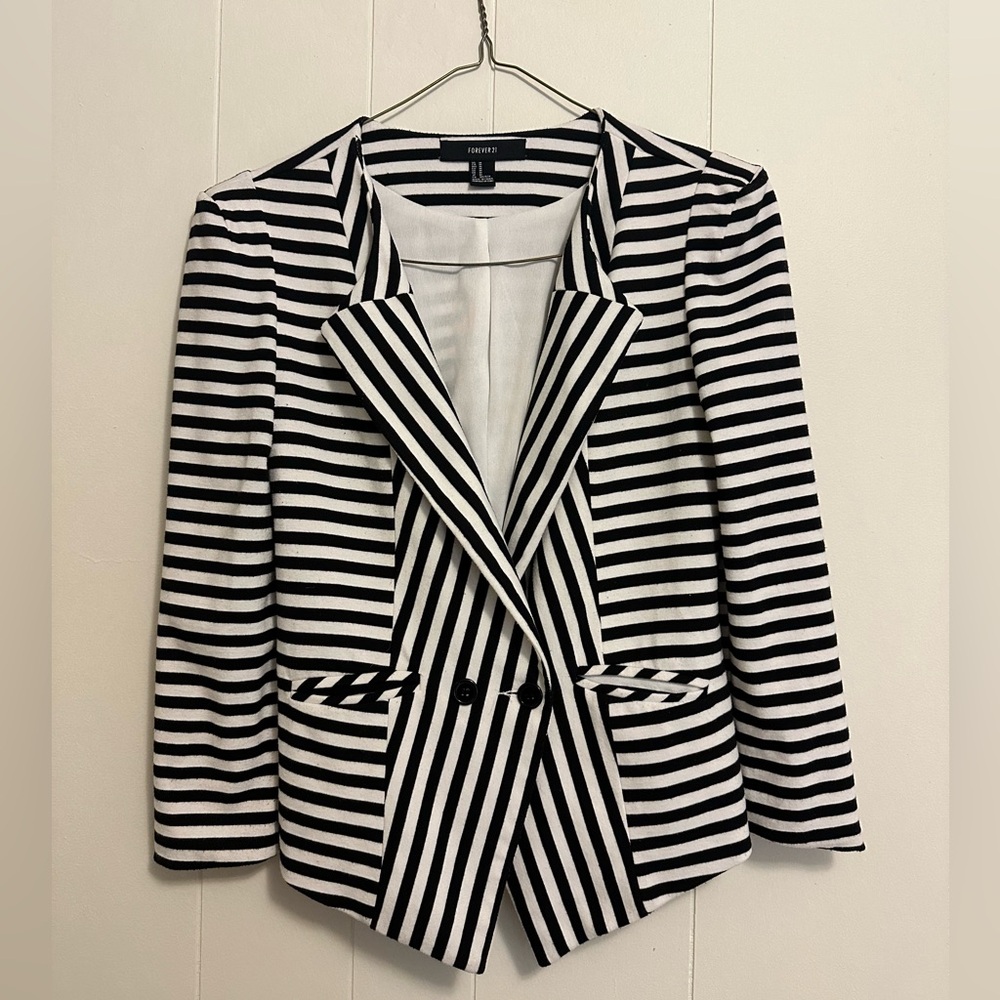 Striped blazer